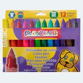 Rotulador Playcolor Jumbo Basic 12 Colores | Instant | Pack 6 Unidades